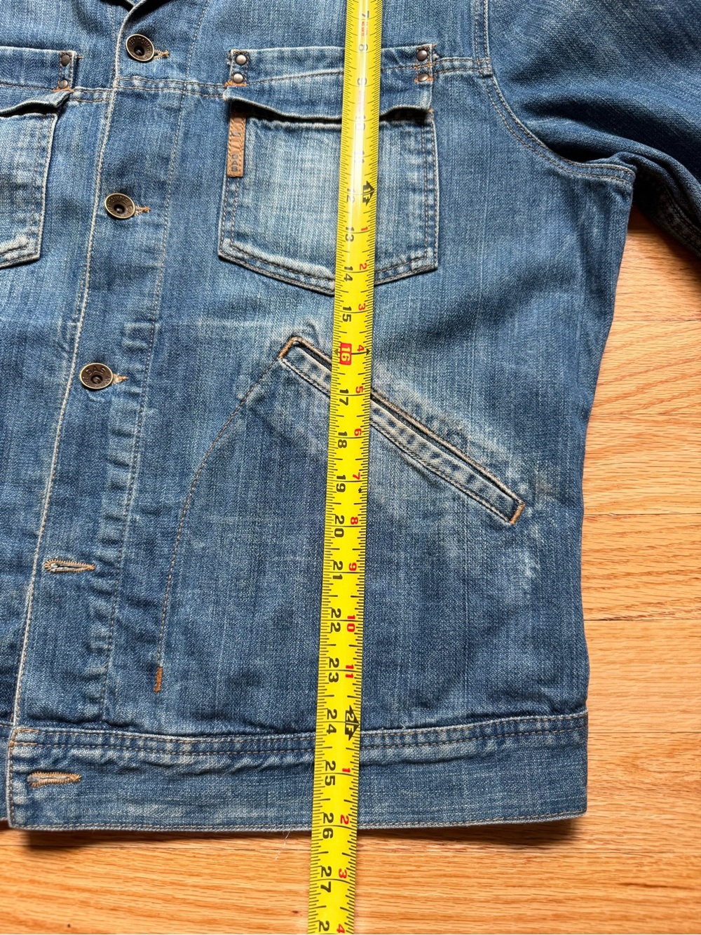 Gas Denim Vintage Faded Jacket - Picture 5 of 5